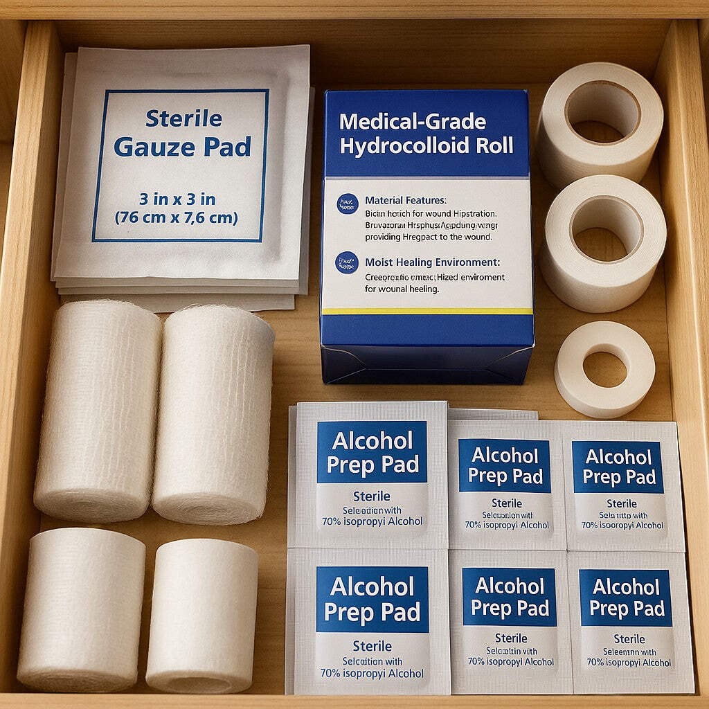 Medical-Grade Hydrocolloid Roll — Extra-Large Wound Patch
