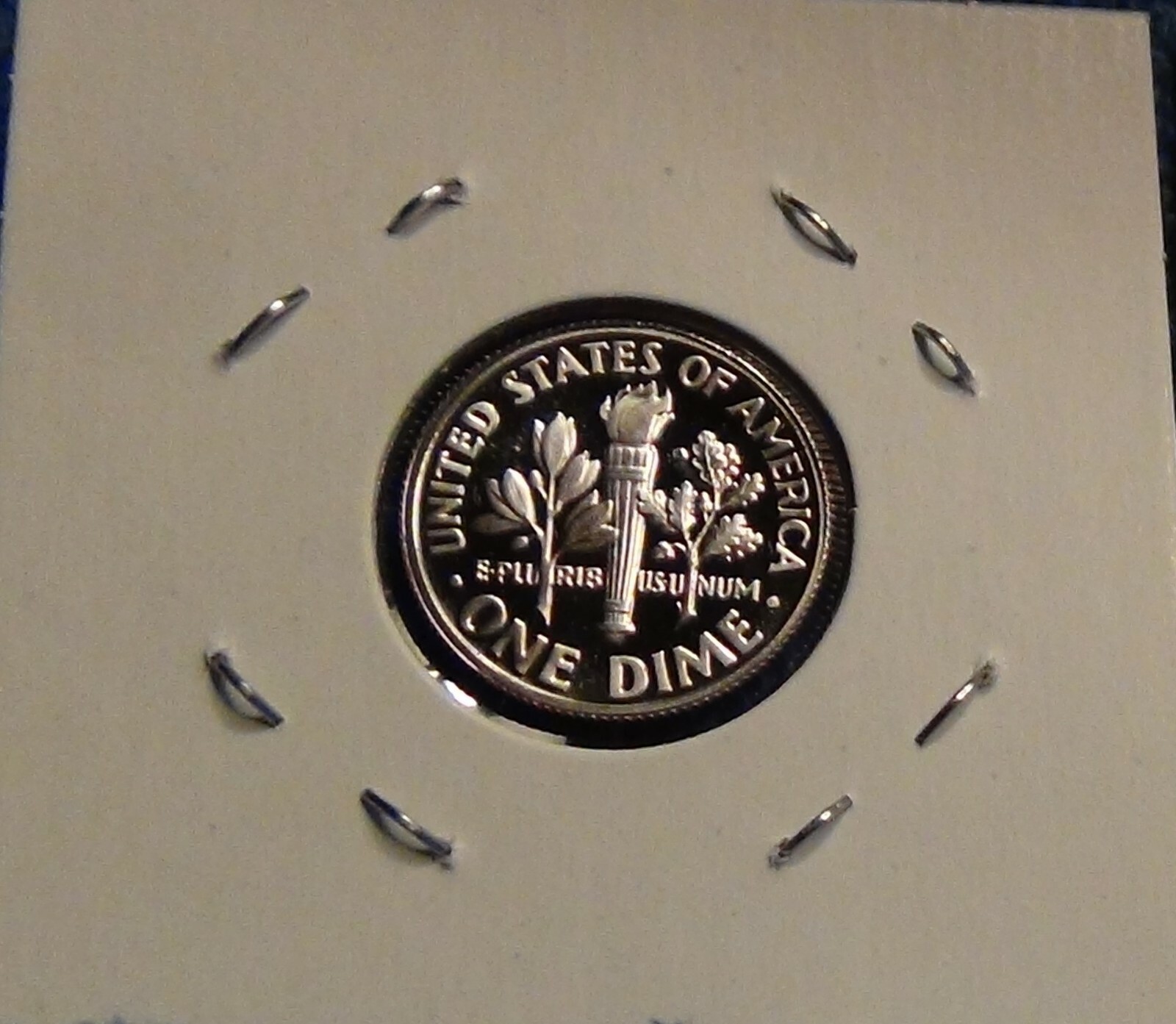 1979-S Type 2-clear "S" Proof Roosevelt dime.