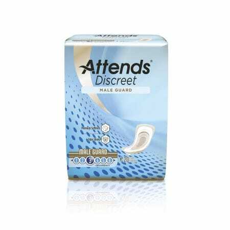 Attends Bladder Control Pad Discreet Male Guard Light Absorbency Male BG/20