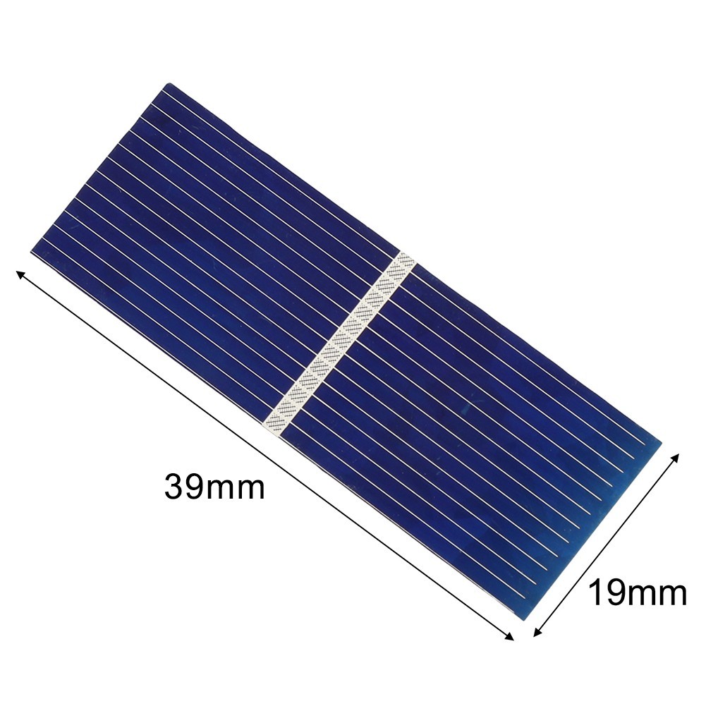100pcs Polycrystalline 0 5V For Solar Cells for DIY Model and Display Projects