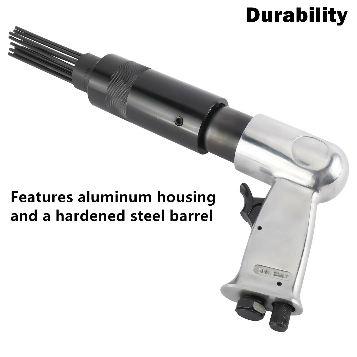 Pneumatic Needle Scaler Remove Derusting Tools Paint Corrosion Slag Rust Remover