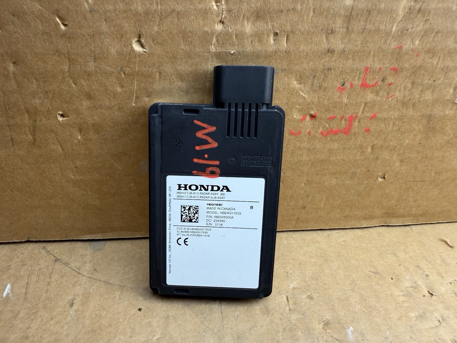 2022 - 2024 ACURA RDX Genuine Acura Radar Sub Right Passenger RH 8S411-TJB-A11