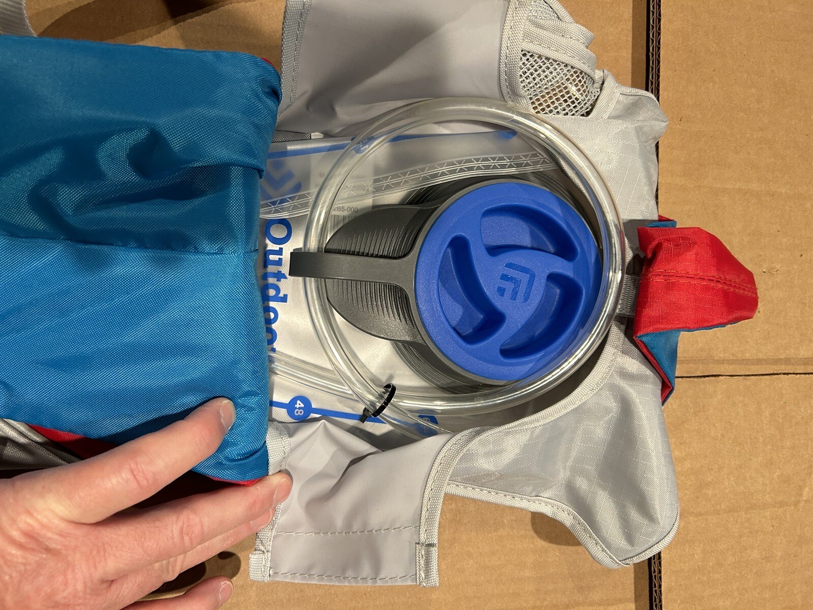 Outdoor Products Red/Teal H2O Performance Hydration Pack 9.0