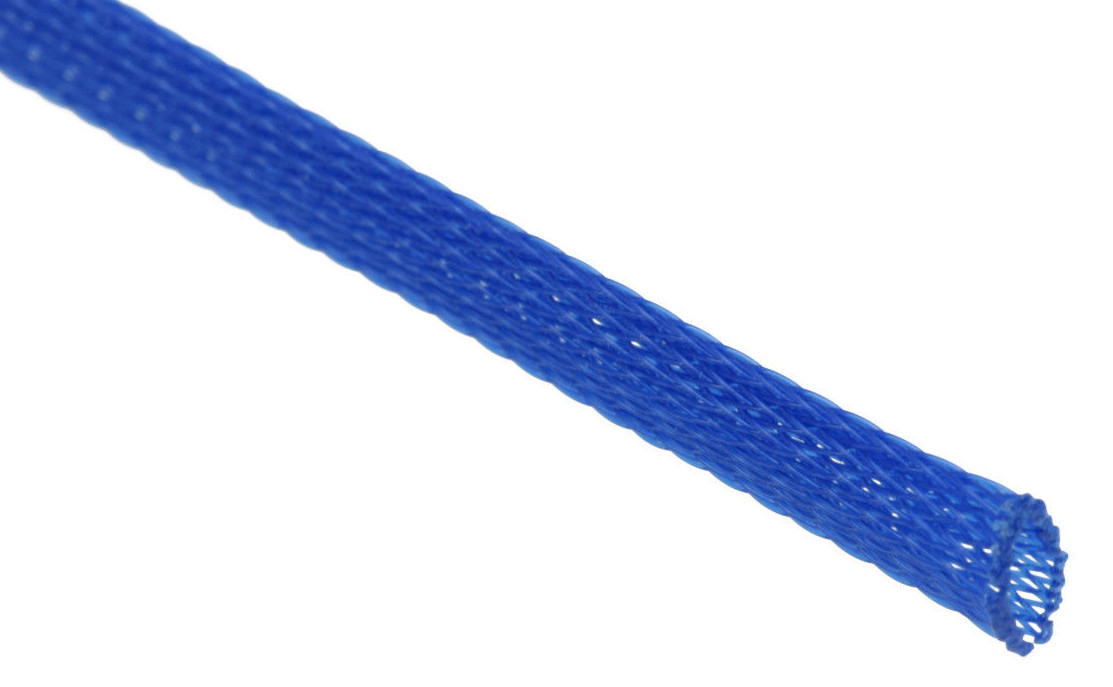 Apex RC Products 10' 6mm Blue Braided Servo Wire Wrap Kit #4002