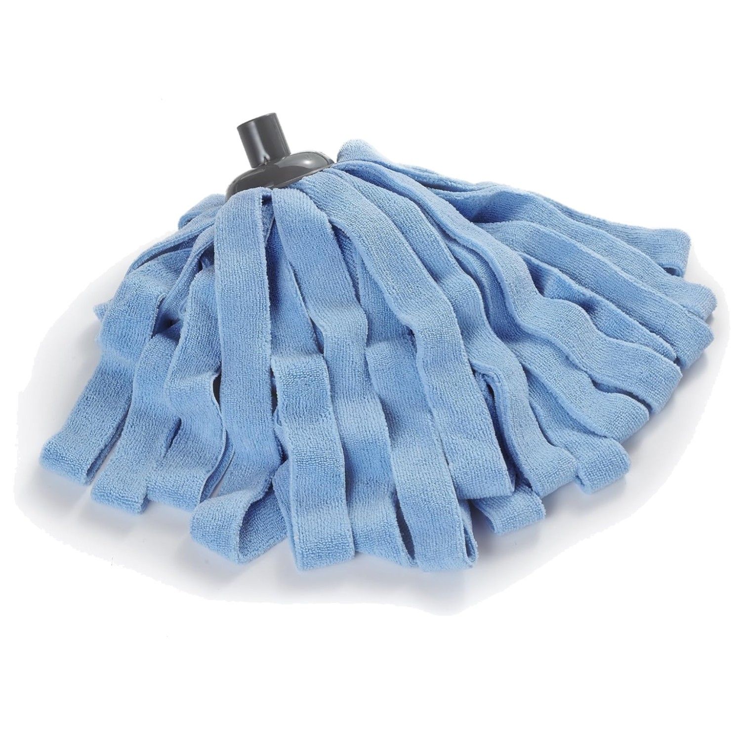 Reusable Blue Microfiber Mop Head Refill – Machine Washable Convenience