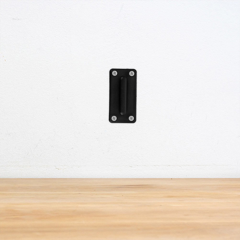 2 Sets ABS Retractable Belt Barrier Wall Mount Clips for Home Use
