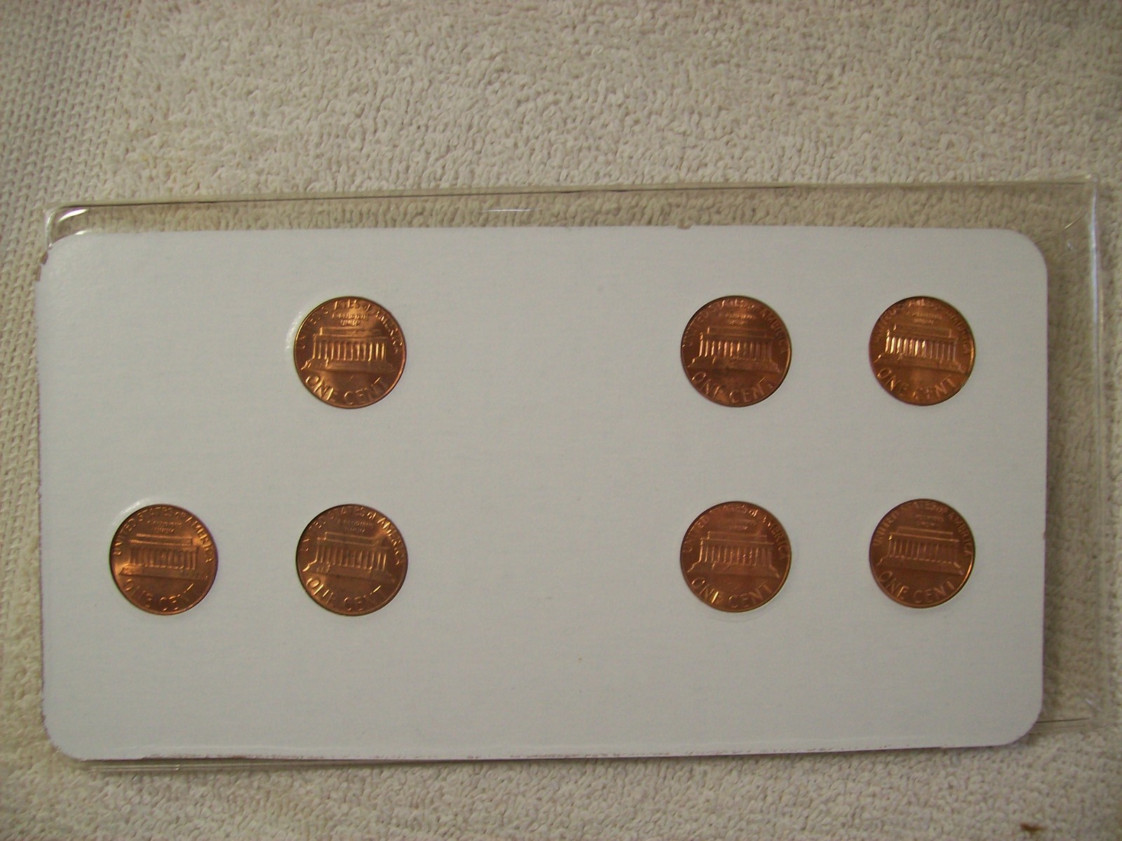 1982 P&D MINT SET 7 VARIETIES LINCOLN CENTS