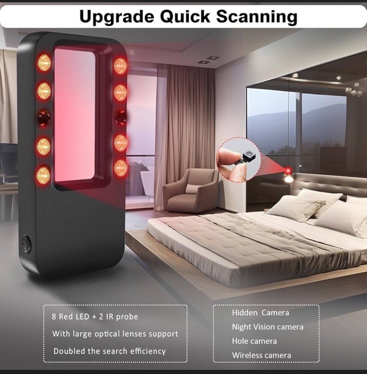Hidden Camera Detector Professional RF Bug Detector Anti Spy Finder