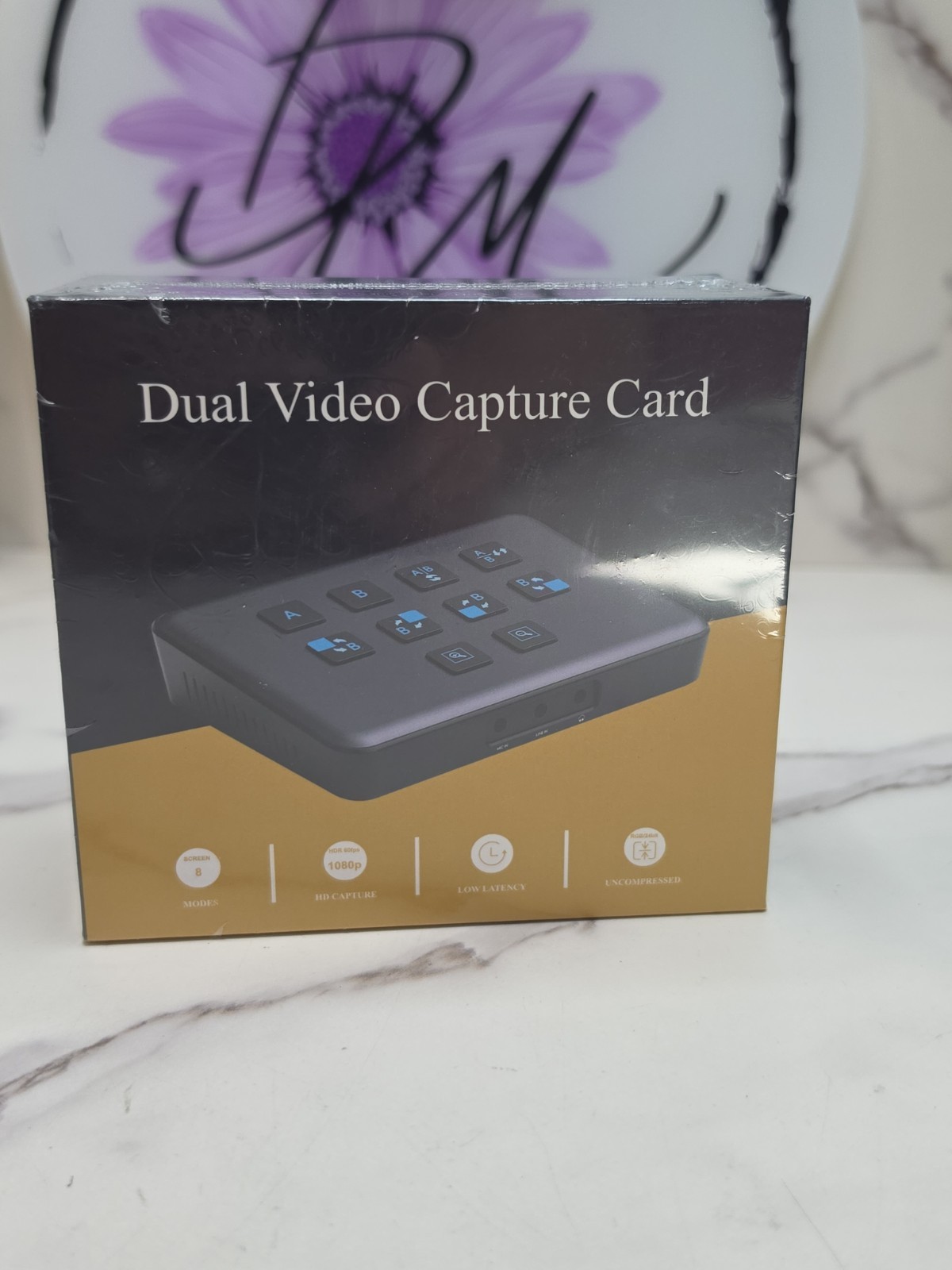 Dual Video Capture Card HDMI Live Stream Switcher, 4K 60HZ USB-C HDMI to USB 3.0