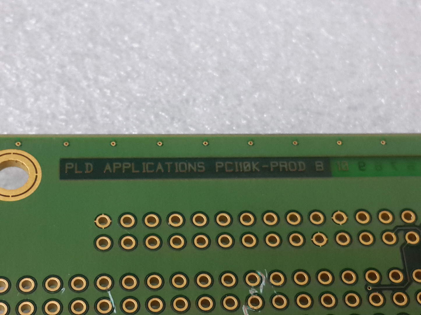 PLD APPLICATIONS PCI10K-PROD B Board
