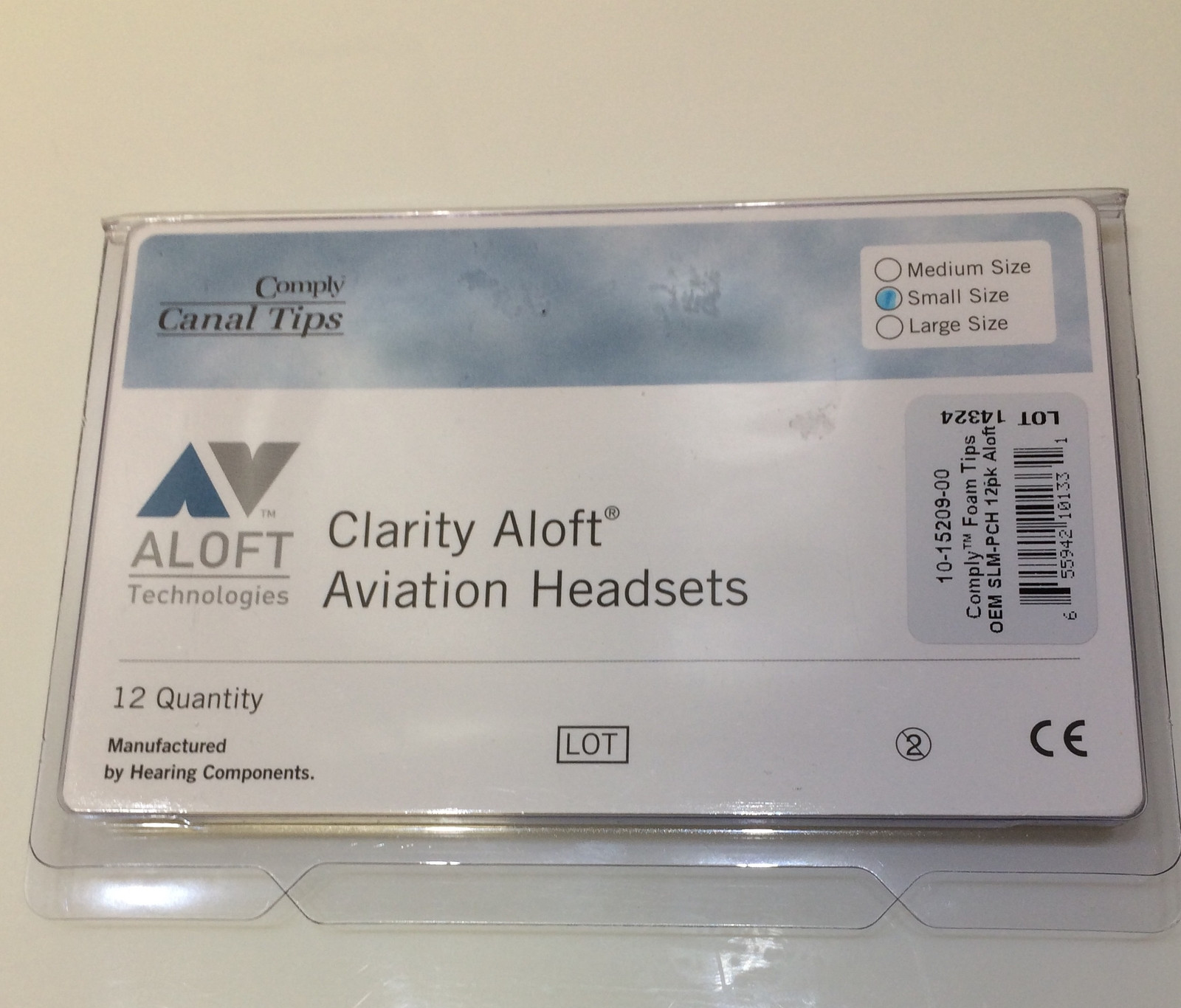 NEW GENUINE CLARITY ALOFT COMPLY SMALL  Canal Tips 6 prs Free ship tracking #