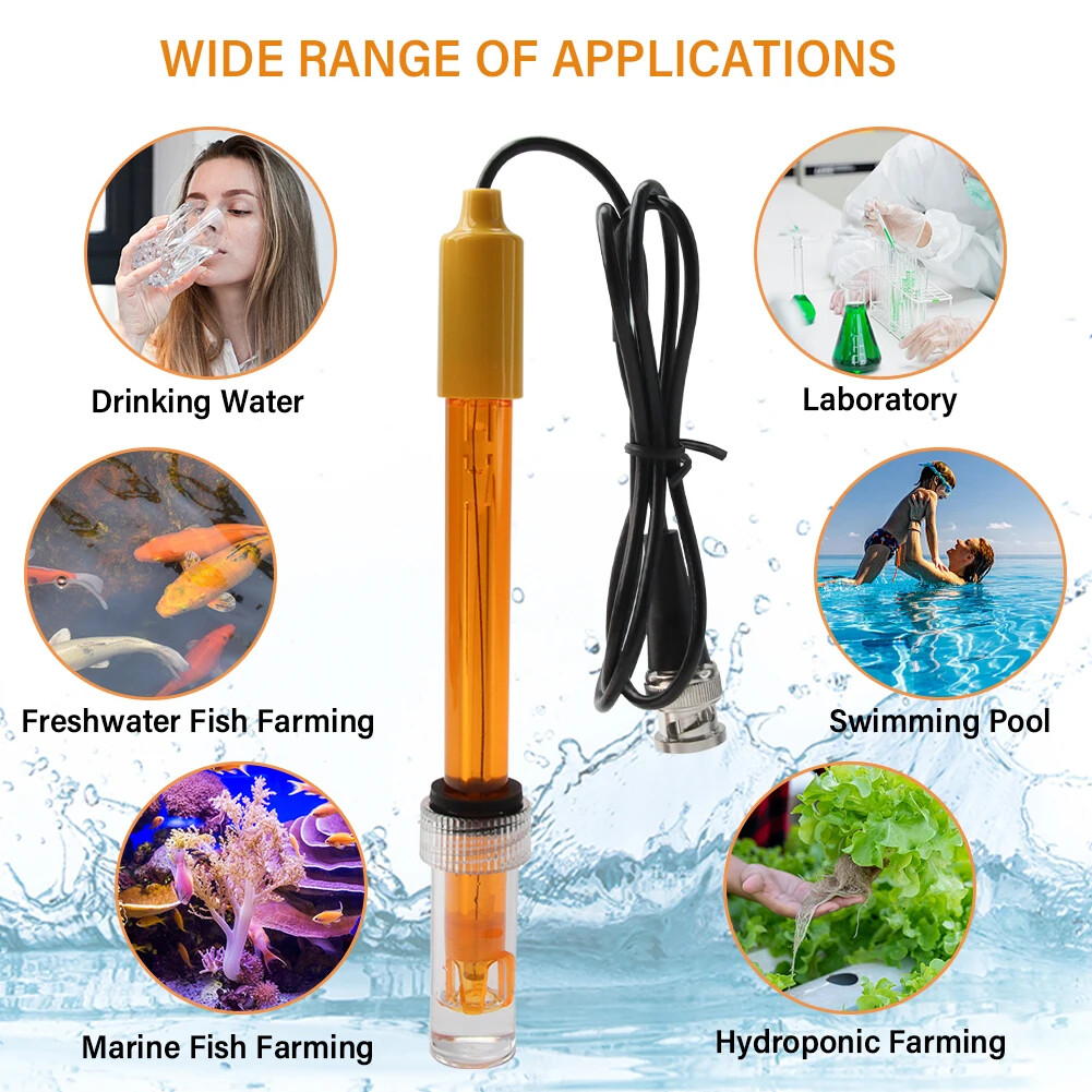 PH ORP Replacement Probe Aquarium Laboratory Electrode Oxidation-Reduction