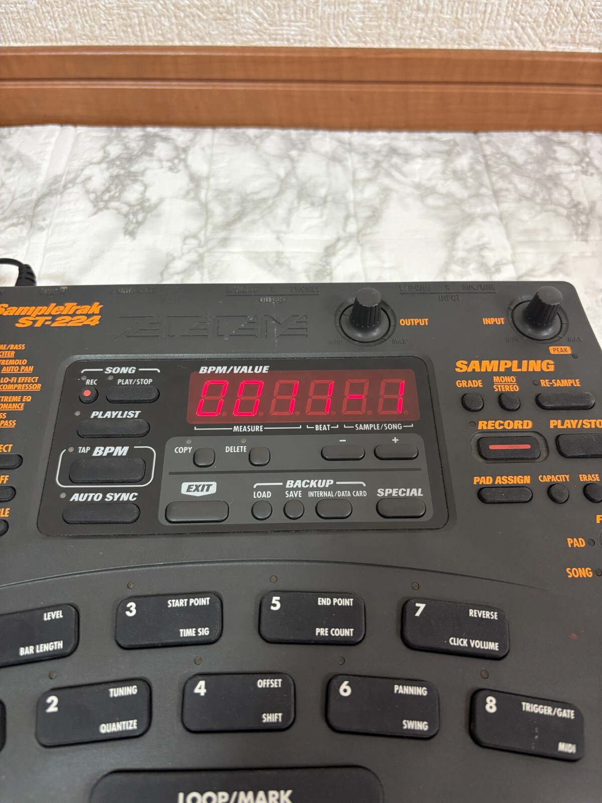 Zoom ST-224 SampleTrak Vintage Digital Sampler Rhythm Machine Japan Tracking