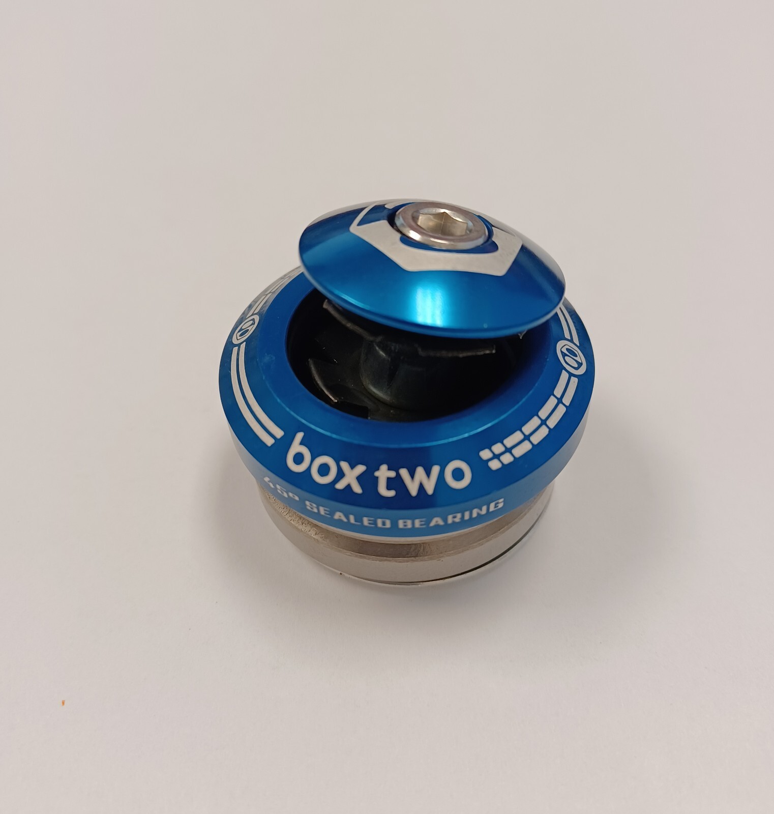 BOX TWO ALLOY SEALED INTEGRATED 1" BMX HEADSET BLUE