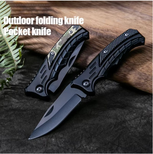 Folding Fillet Knife Stainless Steel Fishing Camping Portable PP Handle Tool