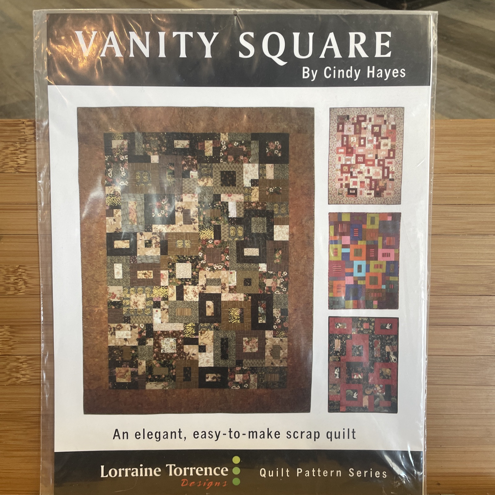 Vanity Square Cindy Hayes Scrap Quilt Design Lorraine Torrence Designs 3 Sizes