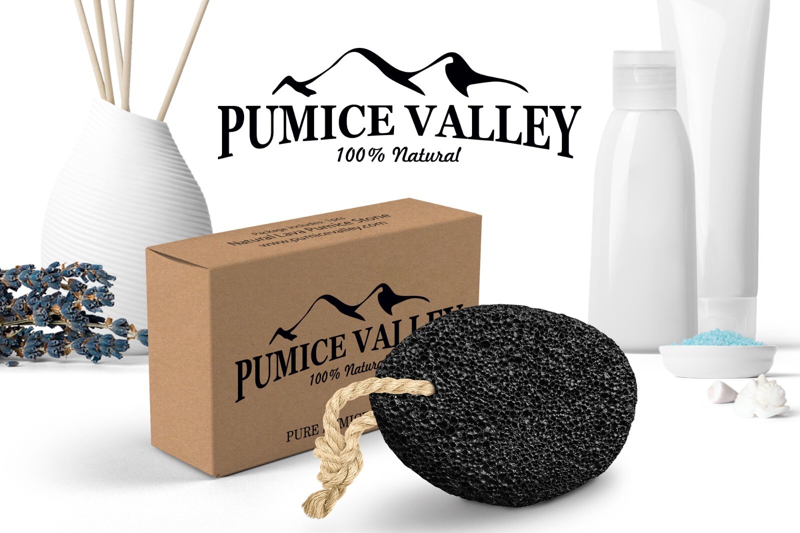 Pumice Stone for Feet - Food File - Callus - Corn Remover - Skin Scrubber