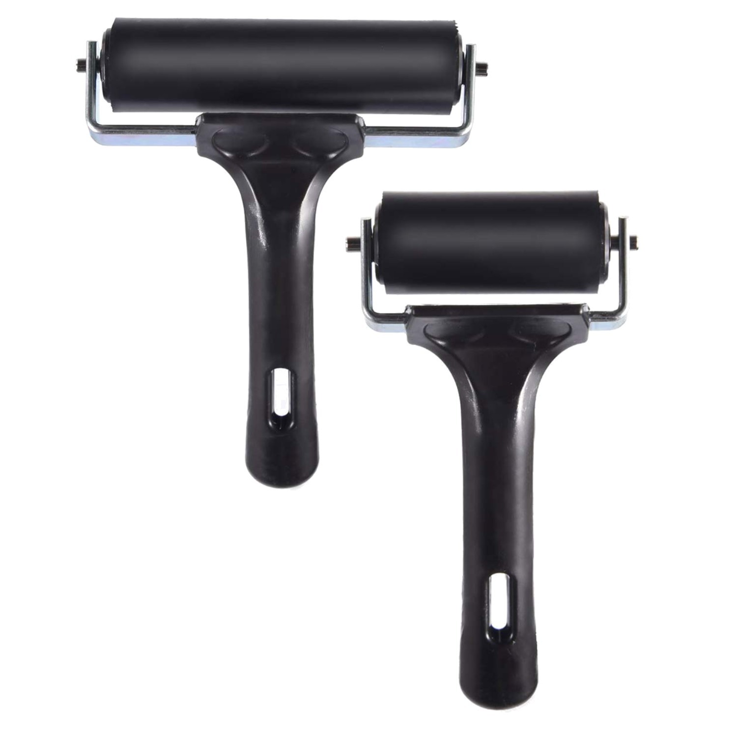 Ink Application Brayer Rollers - 4" and 2.2" - 2Pcs