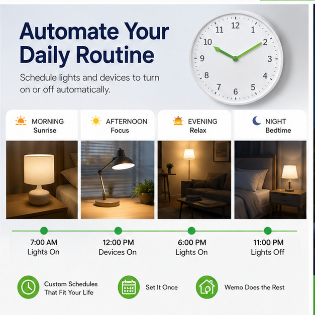 Wemo App Control Smart Plug and Smart Switch - Smart Home Starter Kit, White
