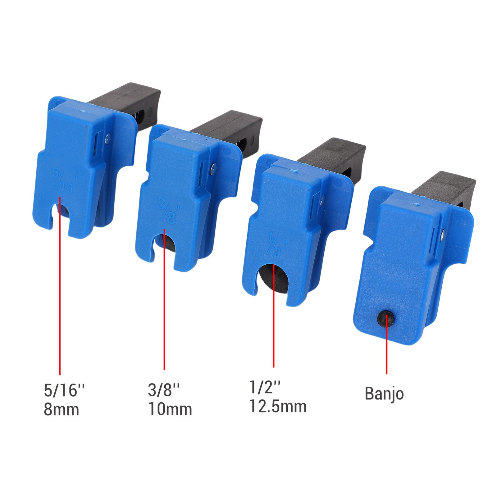 New 4Pcs Car Brake Nozzle Clamp Oil Pipe Plug Automotive Prevent Leakage Oil