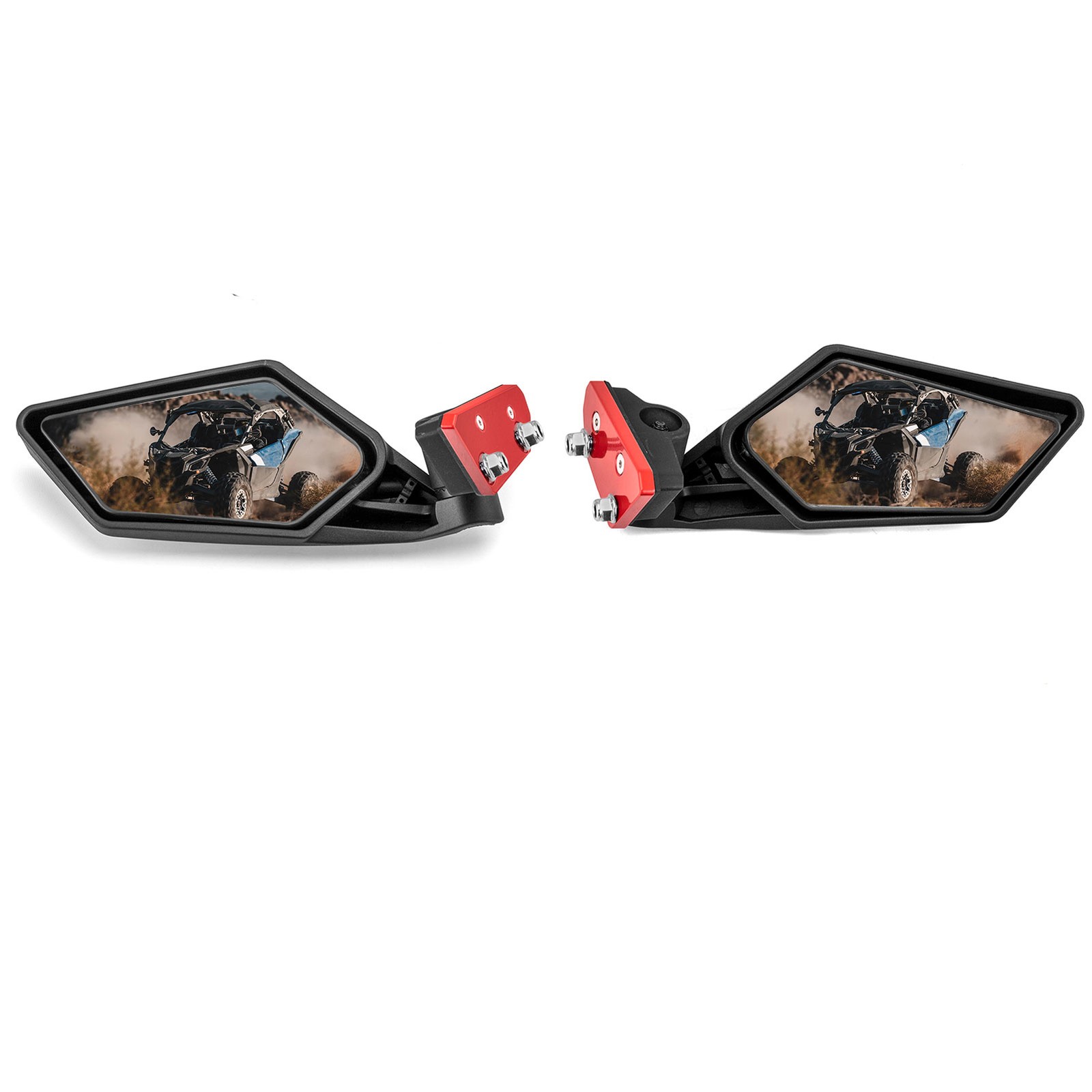 UTV Side Mirrors with angle adjustment For Can Am Maverick R/R Max 2024-2025