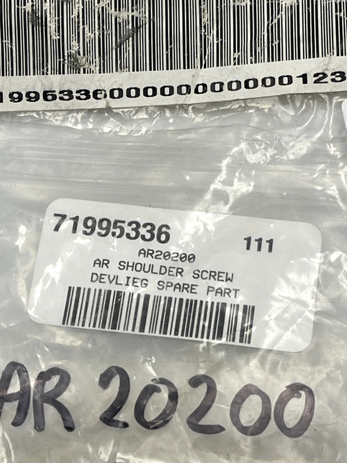 AR20200 AR Shoulder Screw Devlieg Spare Part (3PK)