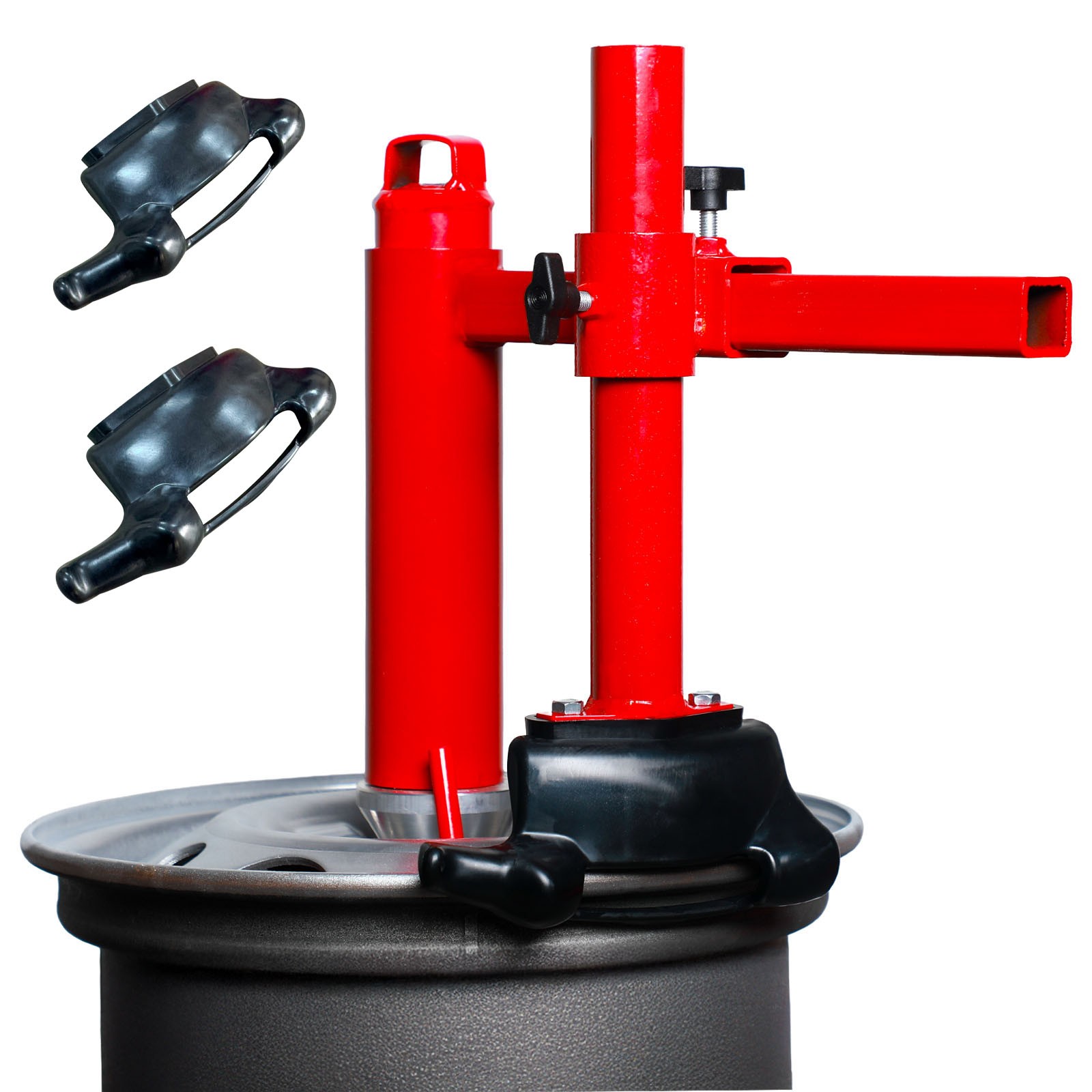 XinKong Manual Tire Changer Kit w. 2 Duck Head Adapters Fit Most Car Tires