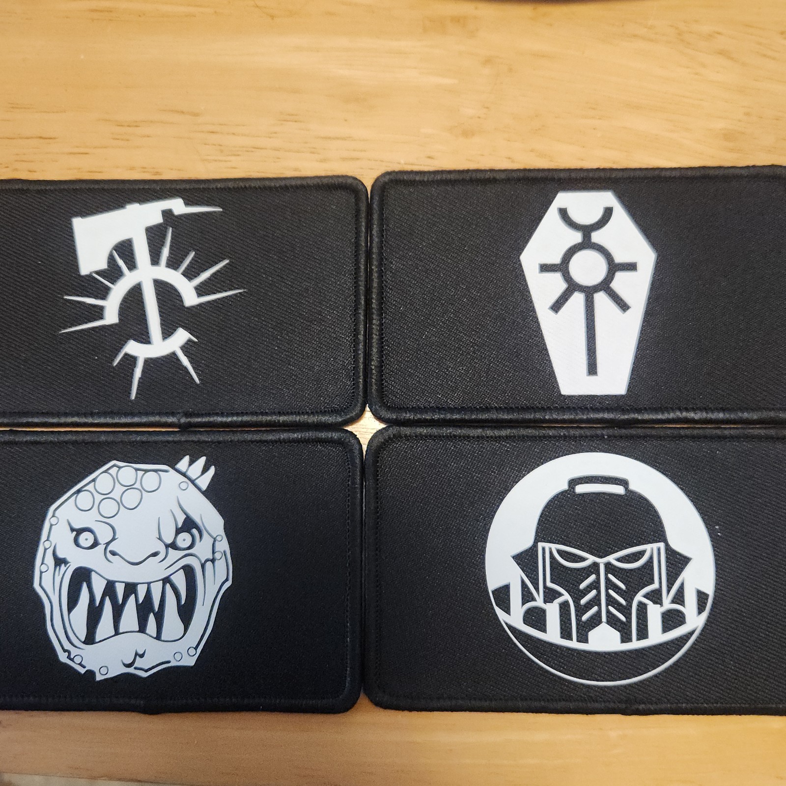 Warhammer 2022 Store Anniversary Faction hook and loop Patches