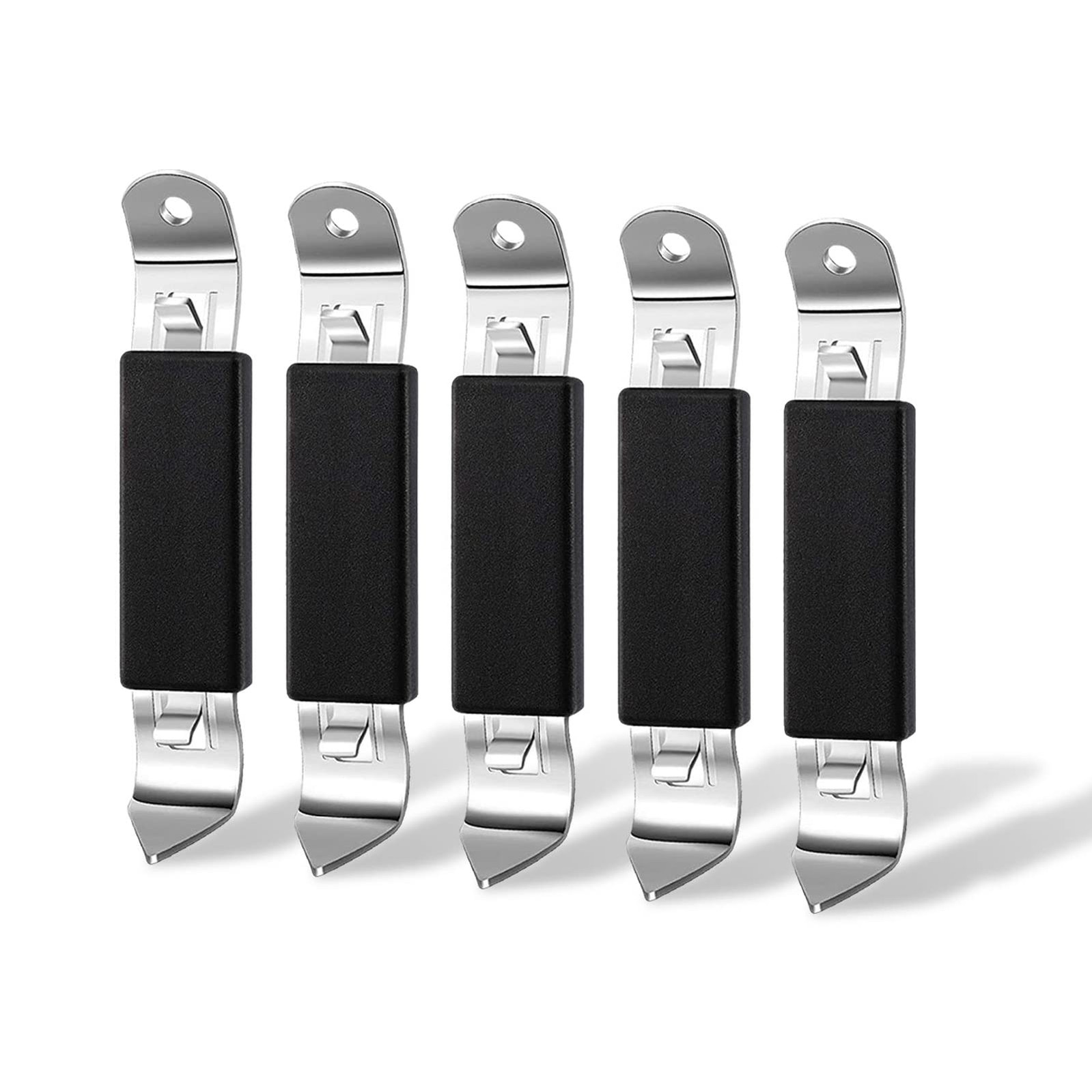 KTOJOY 5 Pack Magnetic Bottle Openers Stainless Steel Flat Bottle Opener Soli...