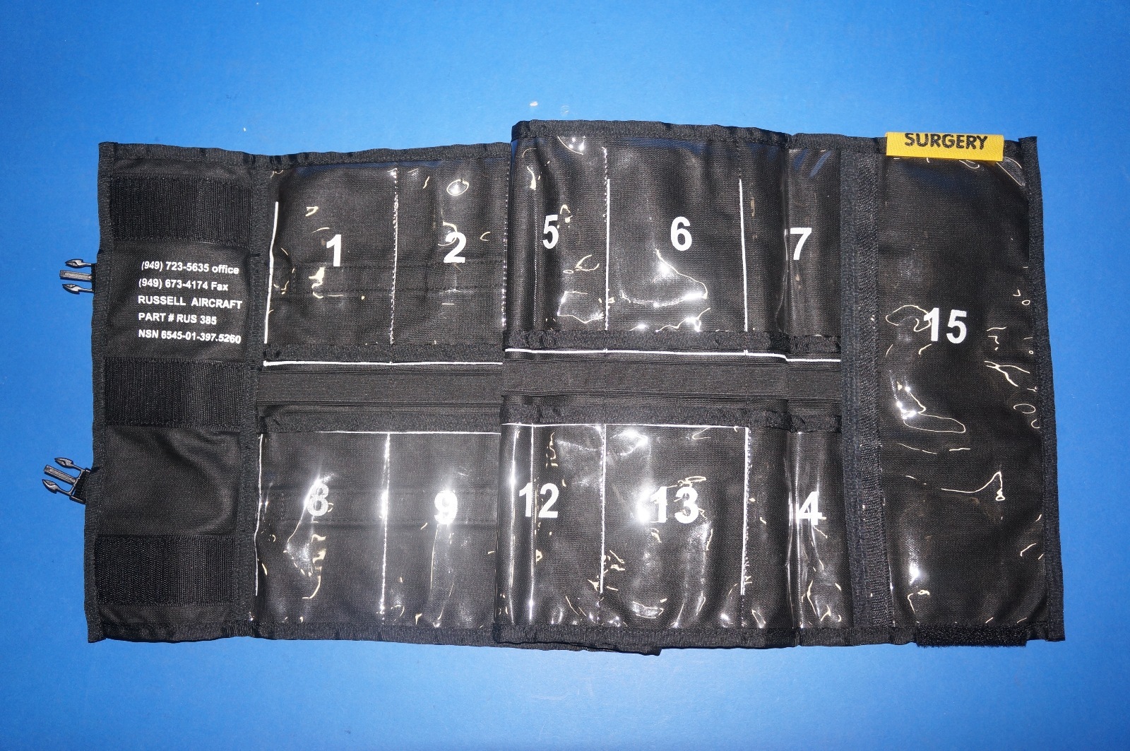 Russel Aircraft RUS385 Military Flight Medic Bag Nylon 18