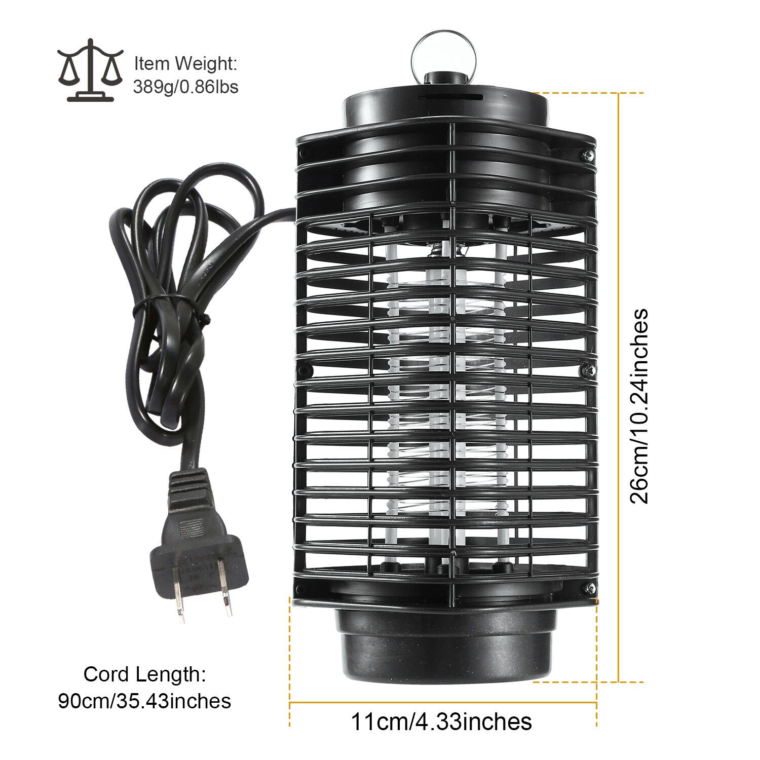 Electric Mosquito Fly Bug Insect Killer Zapper Light UV LED Trap Pest Control