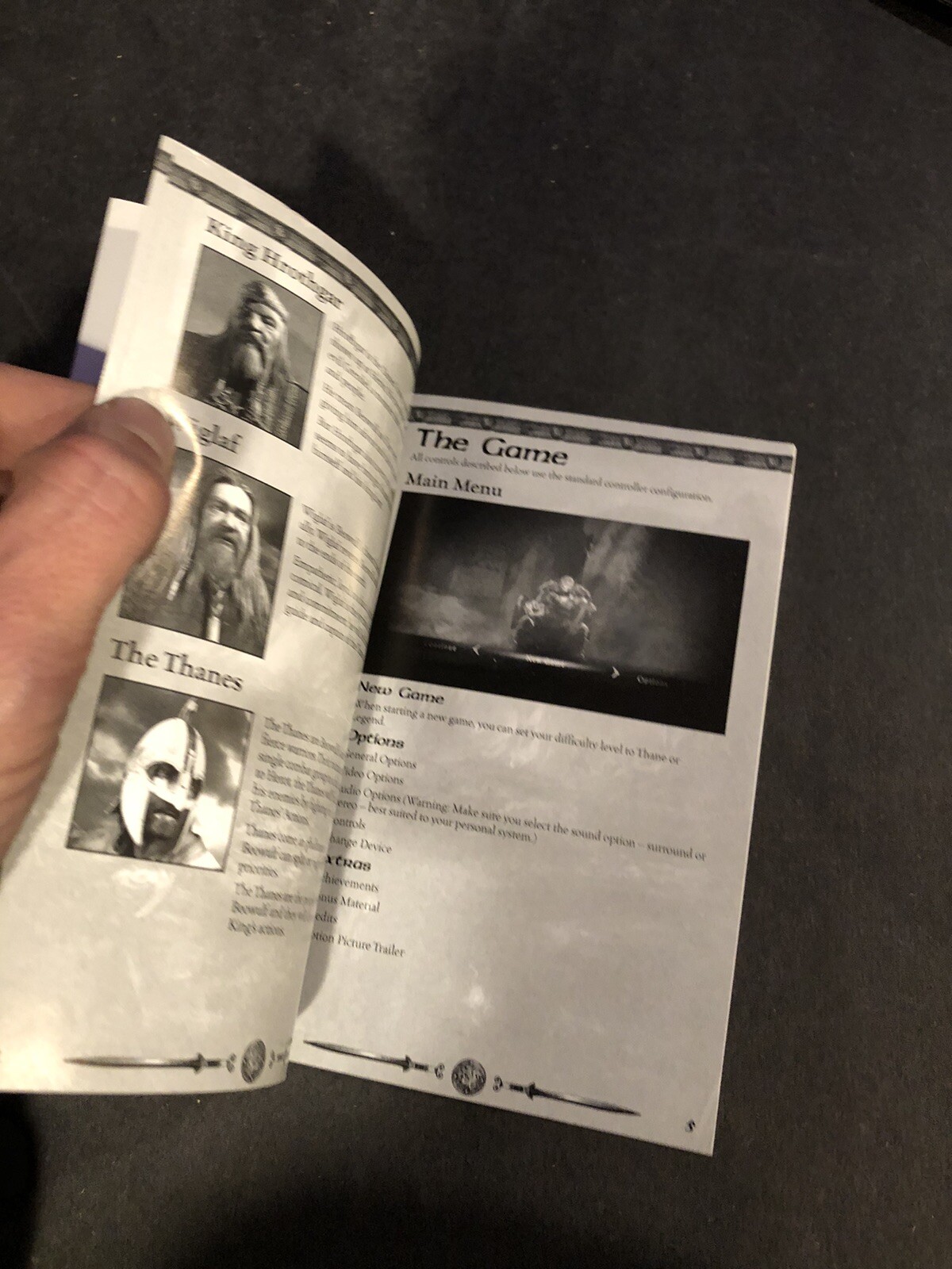 beowulf xbox 360 Manual Only