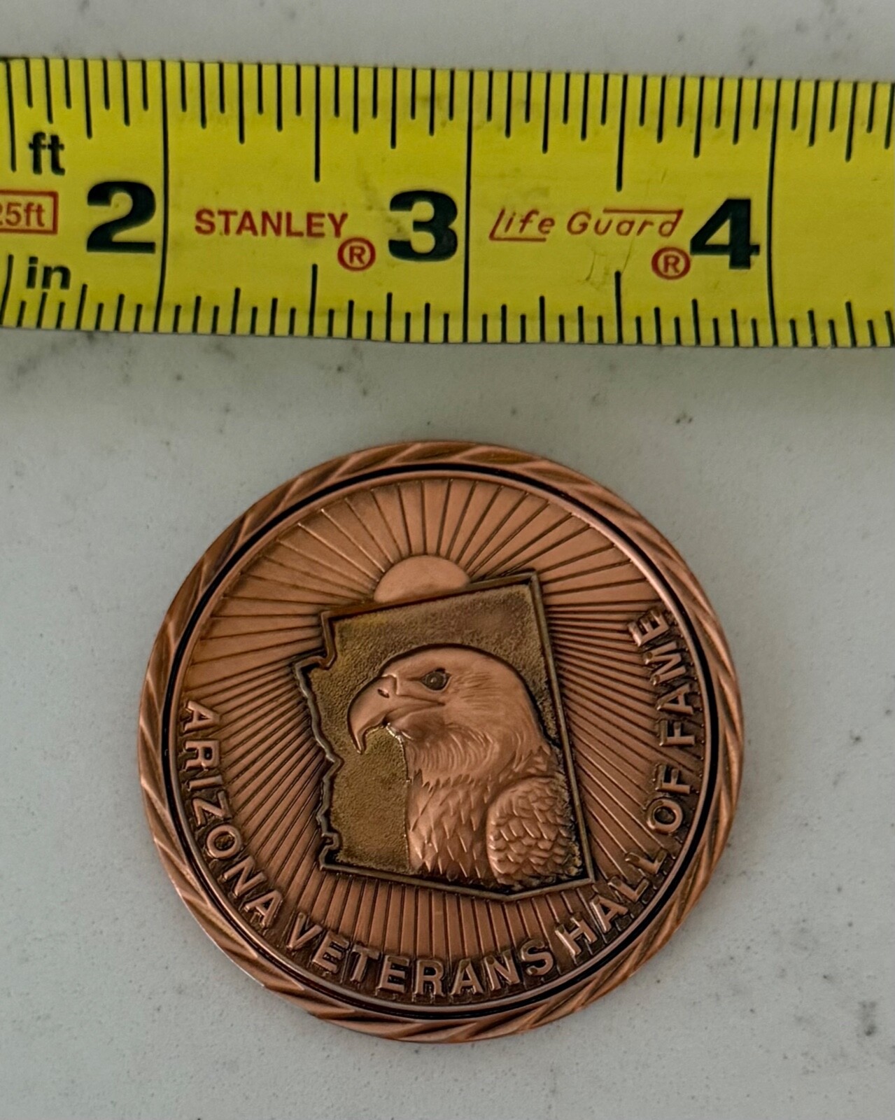 ARIZONA VETERAN HALL OF FAME Military VETERAN Challenge Coin