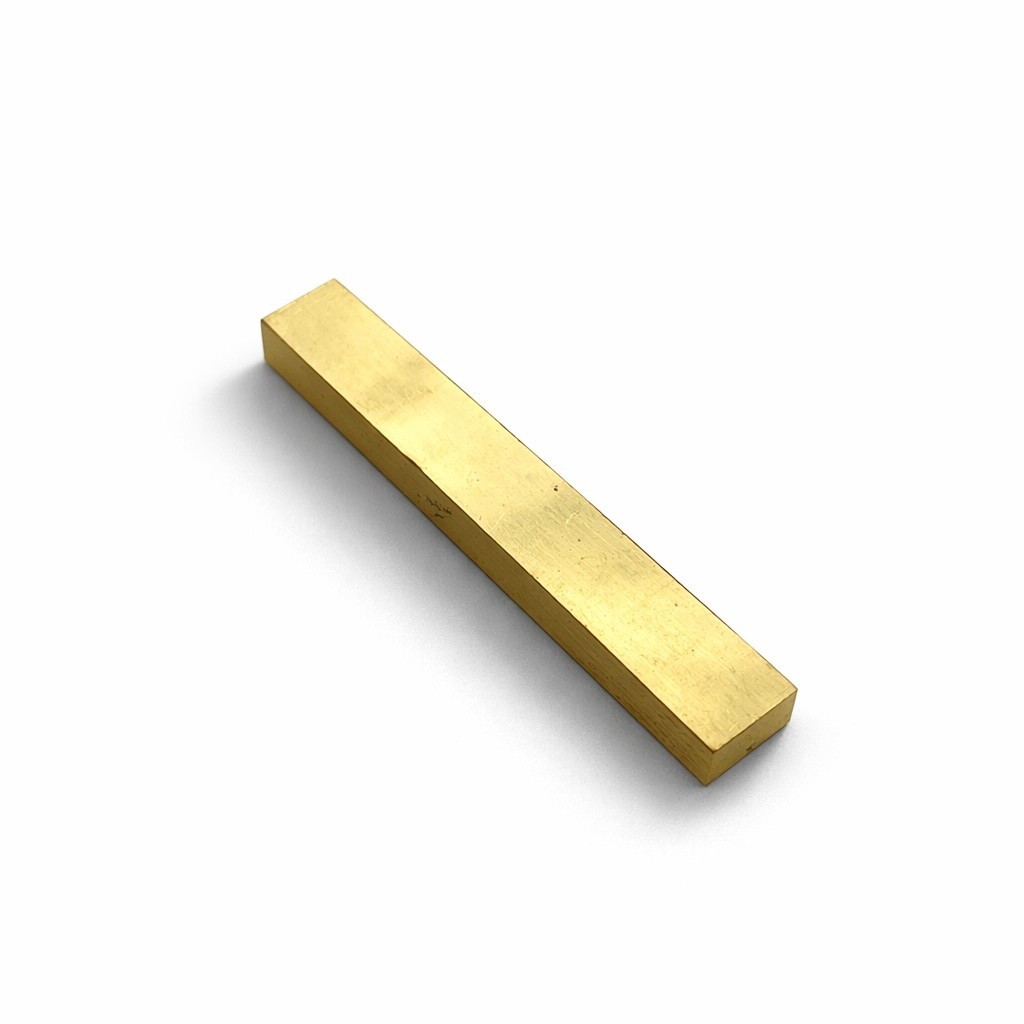 Electric Bass Brass Nut Blank - Flat - S-2610