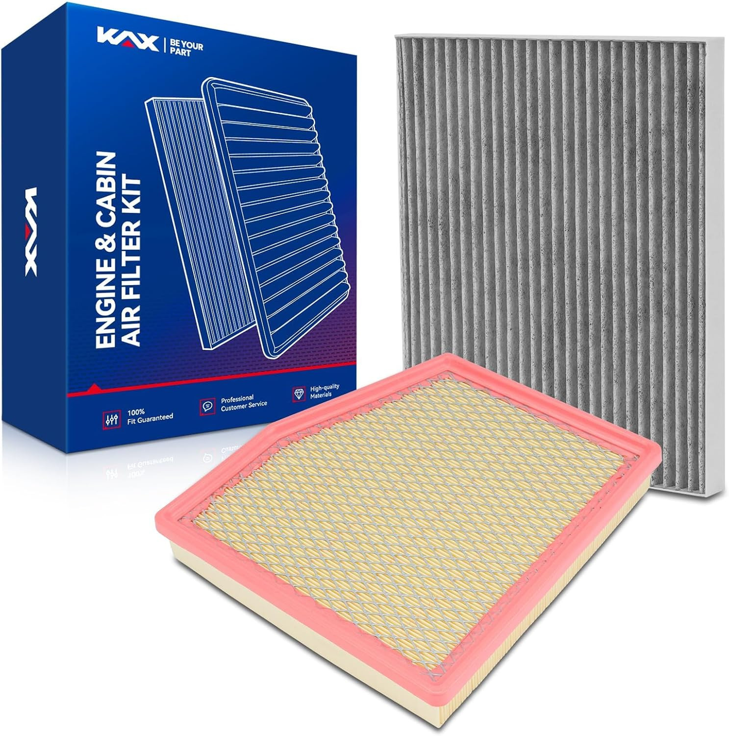 Engine & Cabin Air Filter Kit, Replacement for Chrysler Pacifica 2017-2026 3.6L