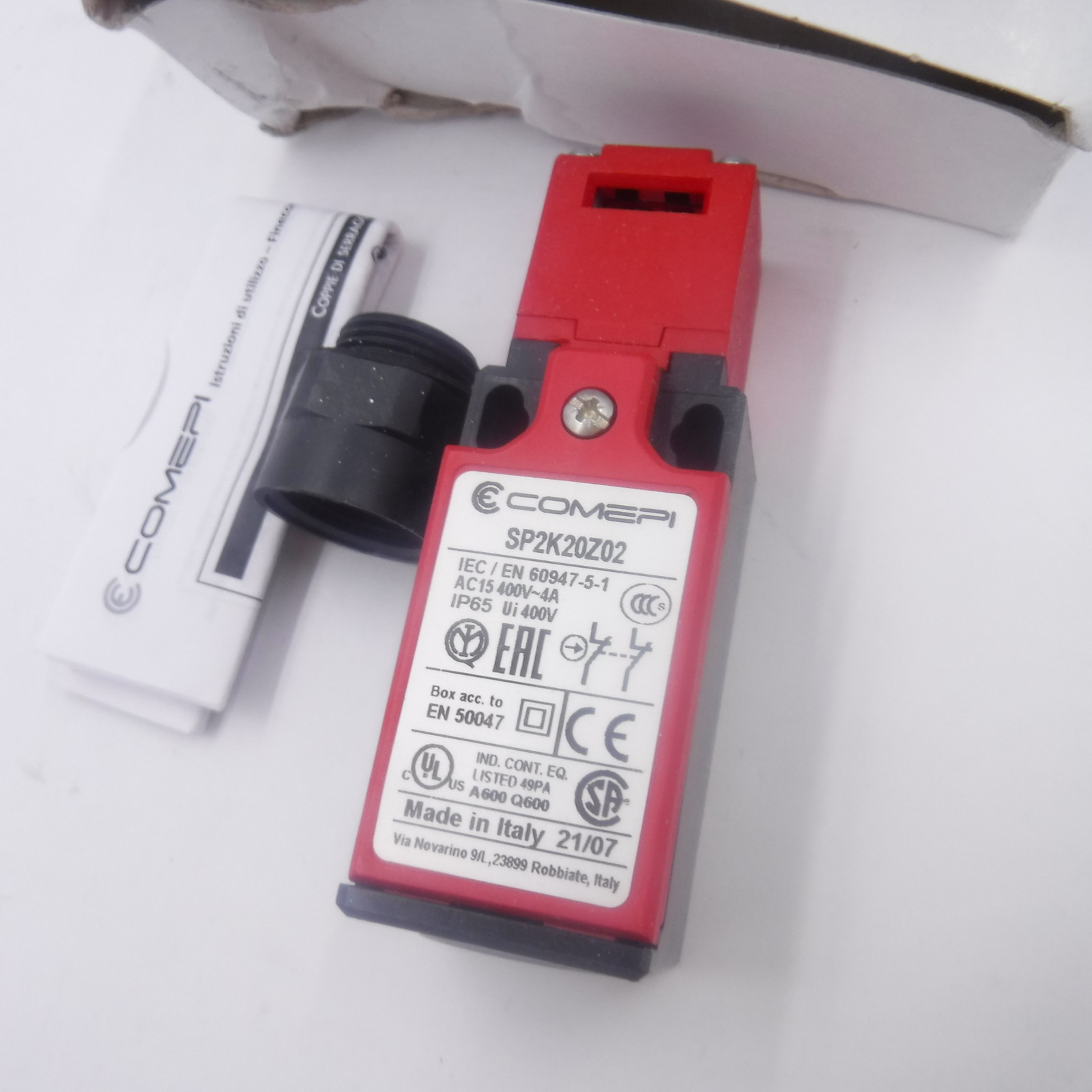 Comepi Limit Switch With Separate Actuator SP2K20Z02 400V~4A IP65