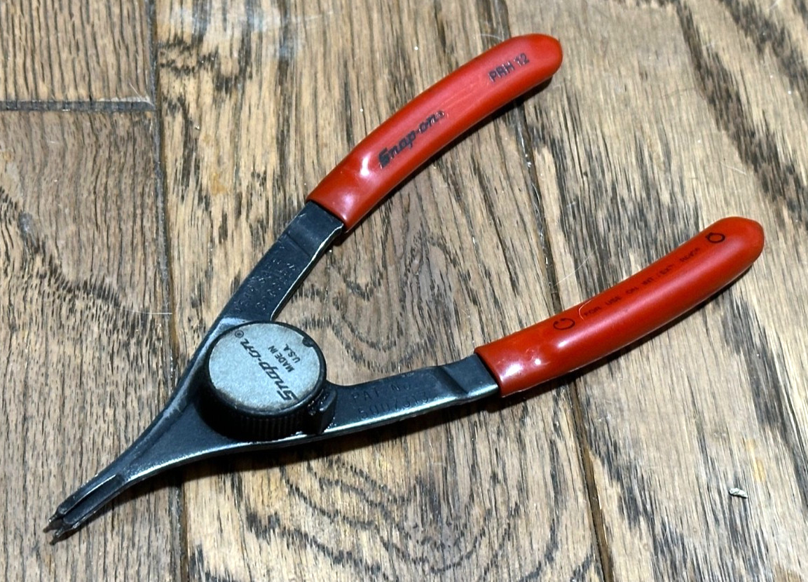 🇺🇸 Snap On Tools Quick Convertible Internal External Ring Pliers Retaining Red