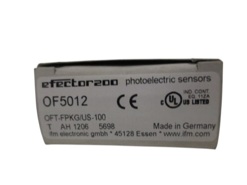 IFM EFECTOR OF5012 PHOTOELECTRIC SENSOR (NO ACCESSORIES)  NSMP