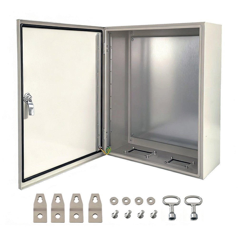20x16x8 Carbon Steel Enclosure, 1.5mm Sturdy Metal Box Electrical Enclosure Box