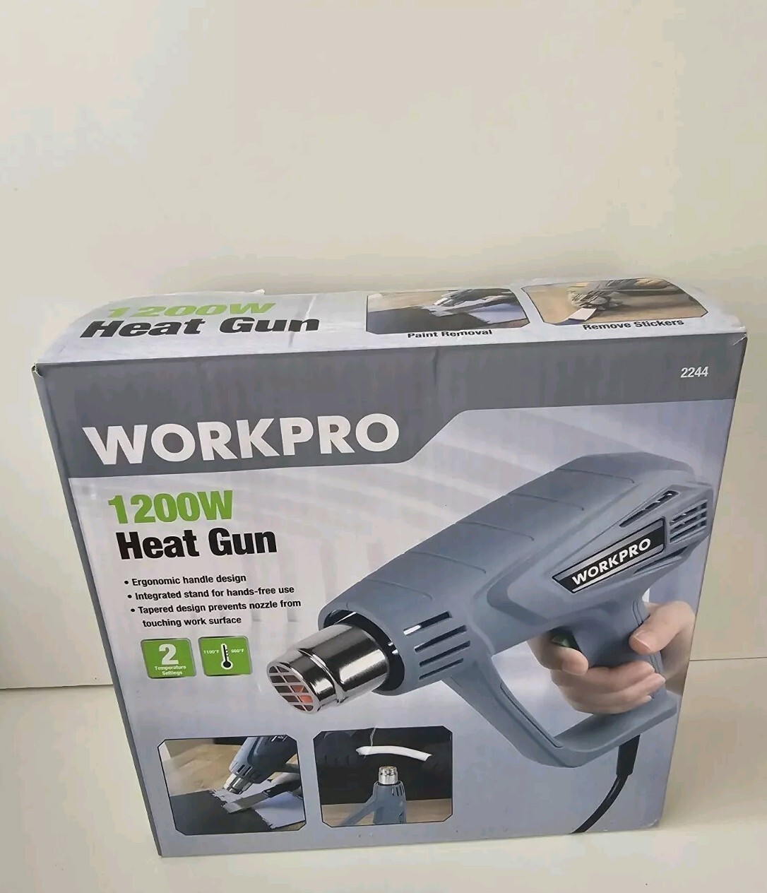1200W Heat Gun with Dual Temperature, Model 2244, New