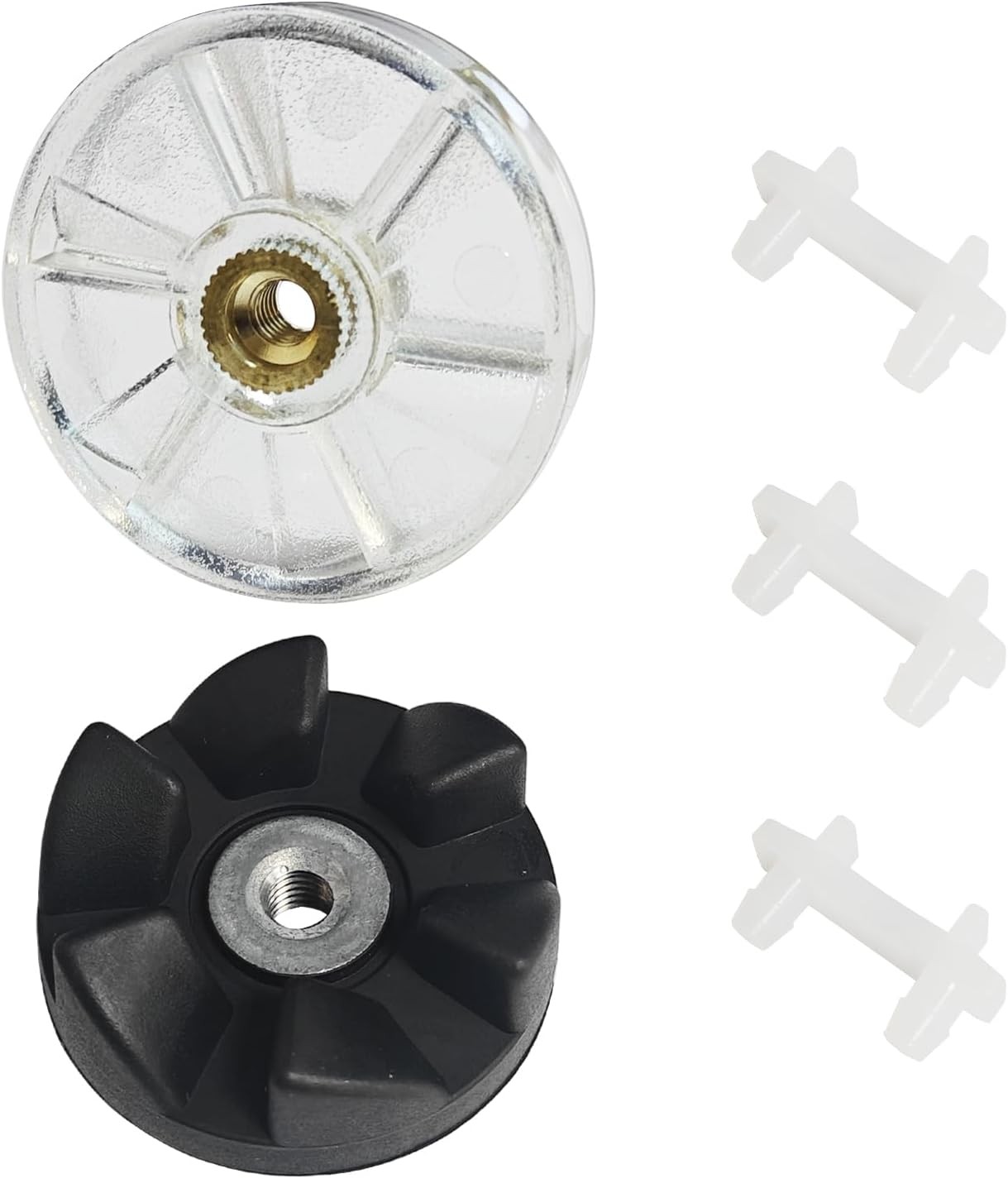 600W Base Gear & Blade Gear & 3 Pcs Rubber Bushing Shock Pad for NutriBullet 600