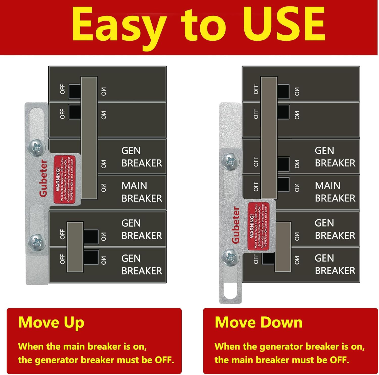 Square D Generator Interlock Kit for Homeline 150/200 Amp Breaker (SD200SA)
