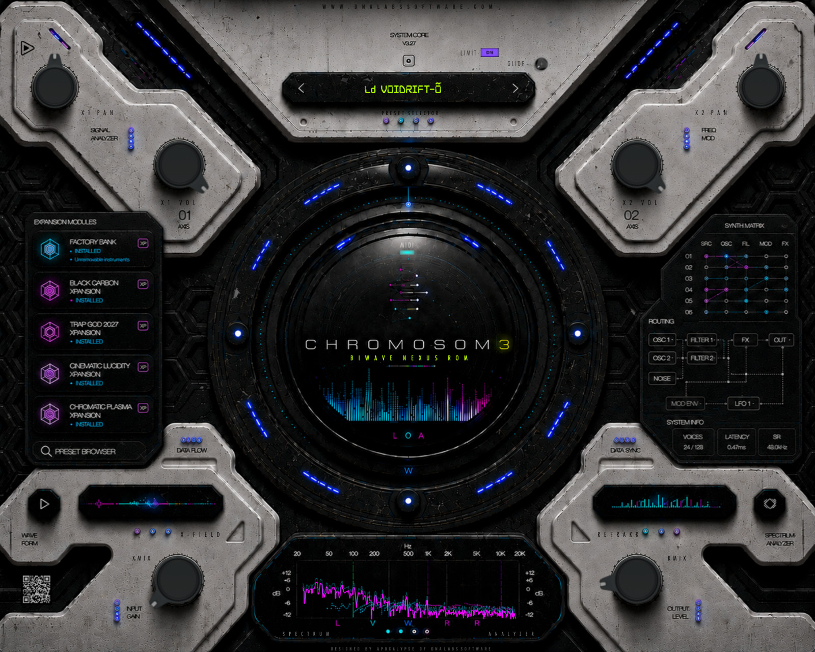VST3 Mac Only CHROMOSOM3 Trap Plugin 808s & Synths & Instruments - Physical USB