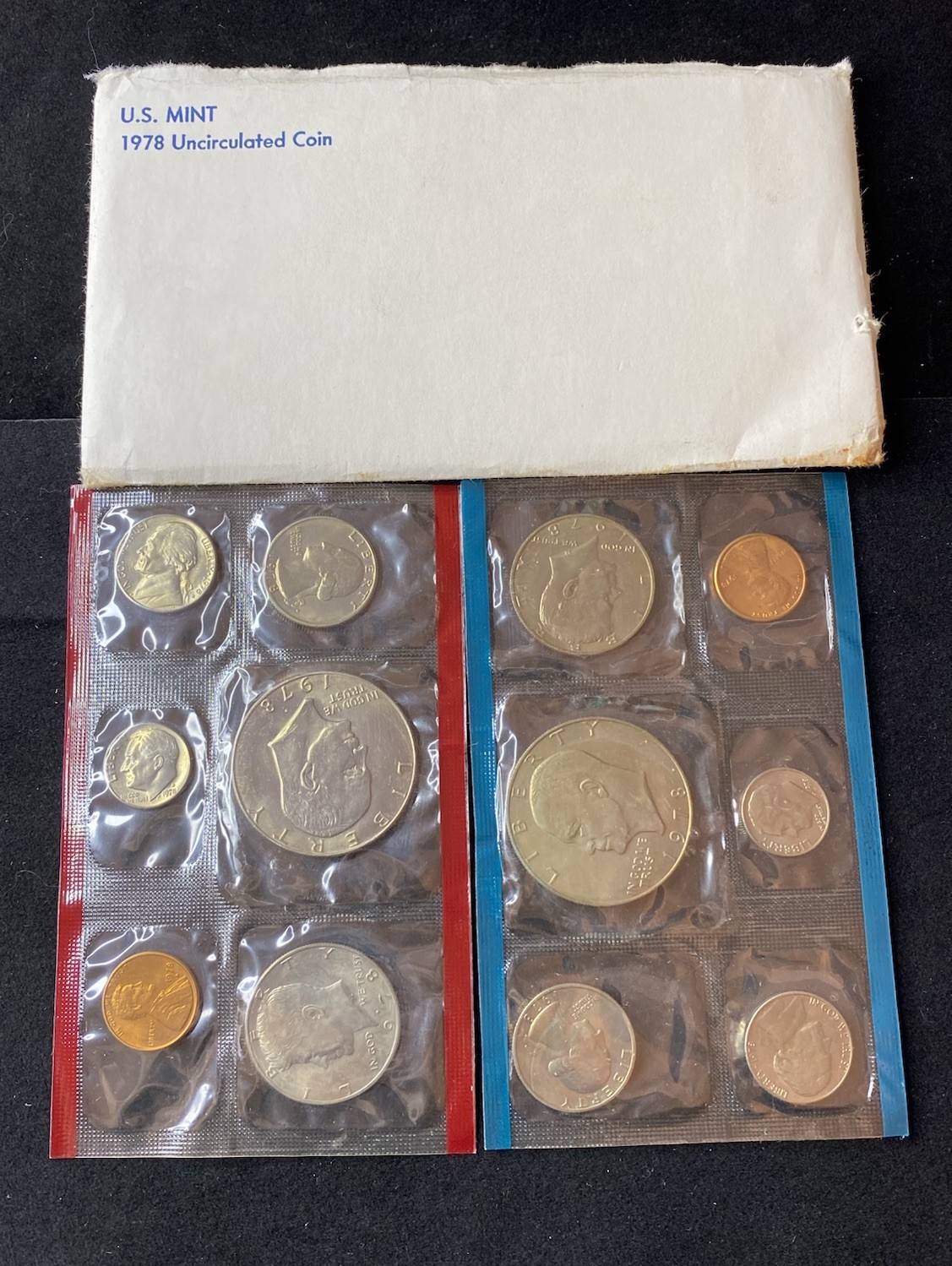 1978 Uncirculated Coin Set U.S Mint Original Government Packaging OGP Free Ship