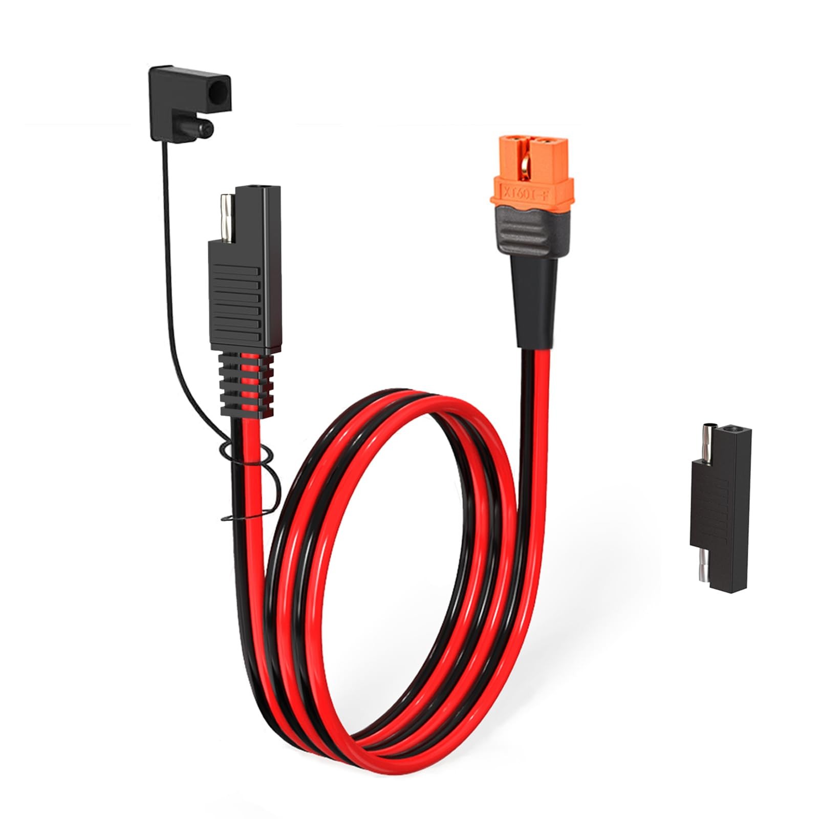 12AWG XT60i to SAE Adapter Extension Cable with SAE Polarity Reverse Adapter ...