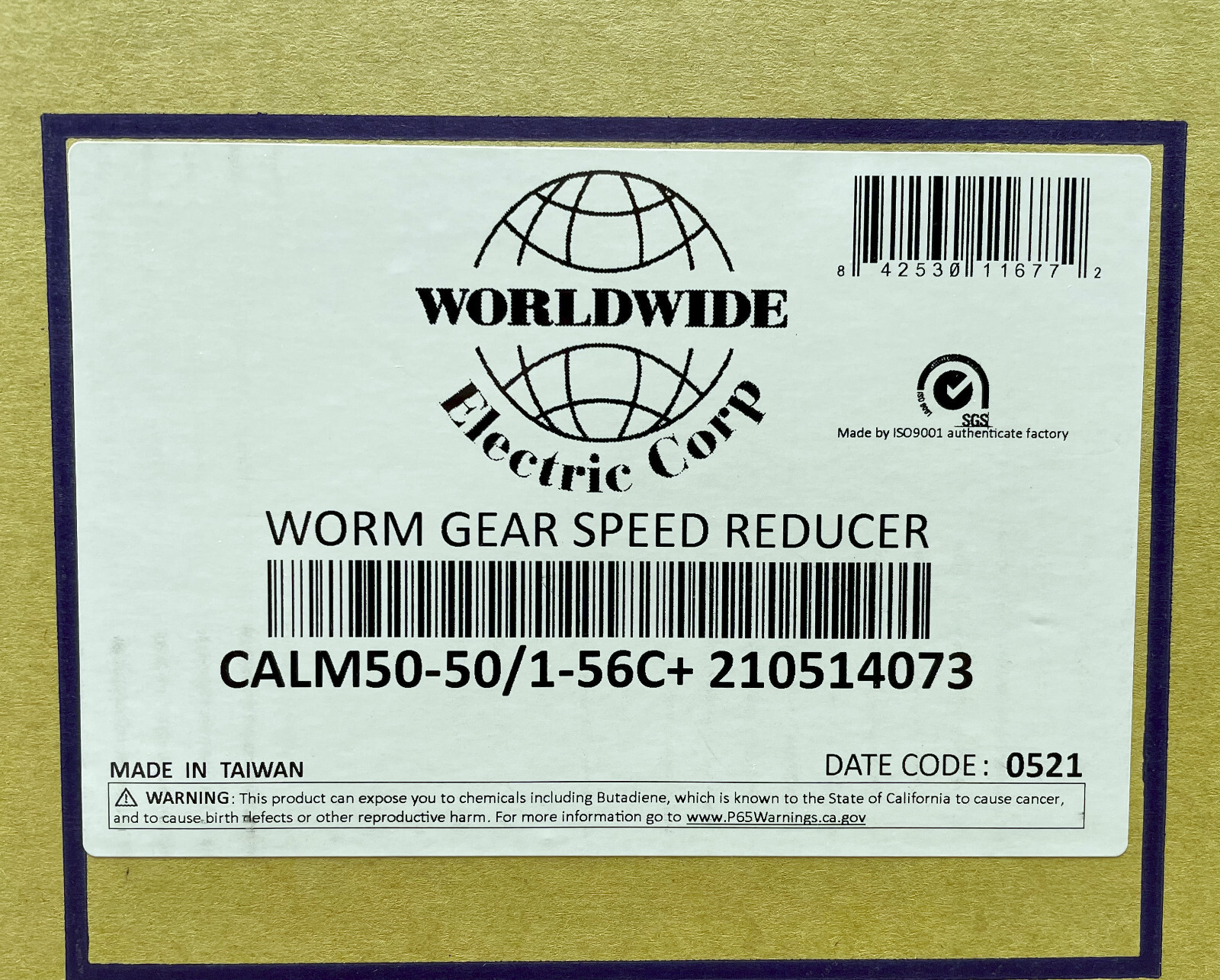 Worldwide Electric CALM50-50/1-56C; FREE EXPEDITED SAME BUSINESS DAY SHIPPING!