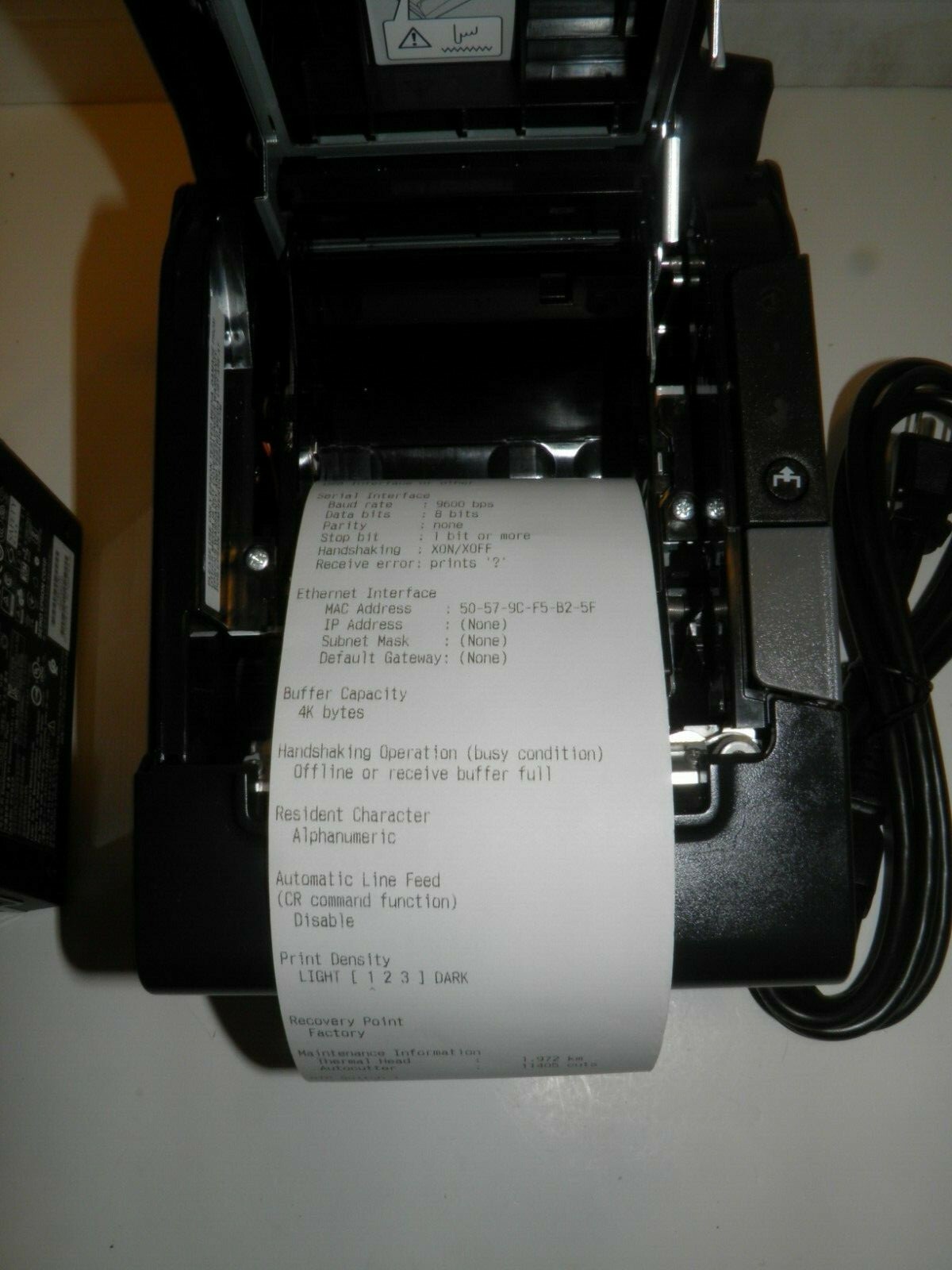 EPSON TM-T88VI Thermal POS receipt printer Ethernet & USB & Serial M338A