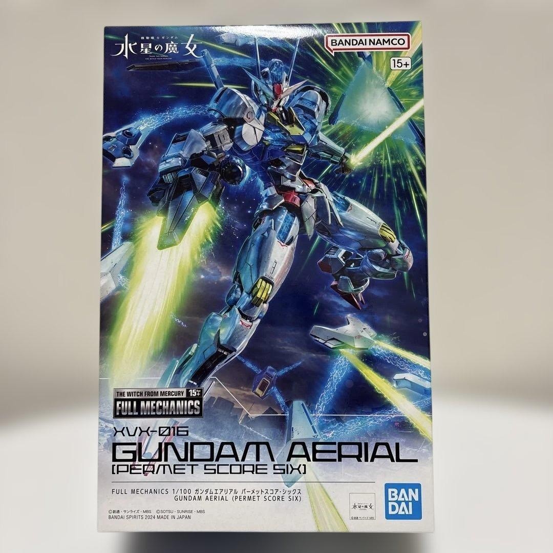 Premium Bandai Full Mechanics 1/100 Gundam Aerial Permet Score 6 Official Japan