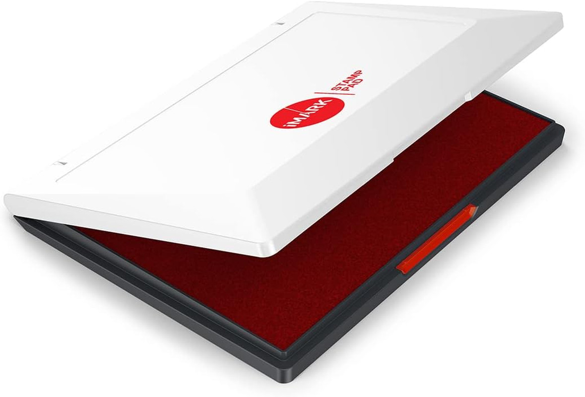 Extra Large Premium Felt Ink Stamp Pad - 5 7/8" x 8 1/4" (Red)