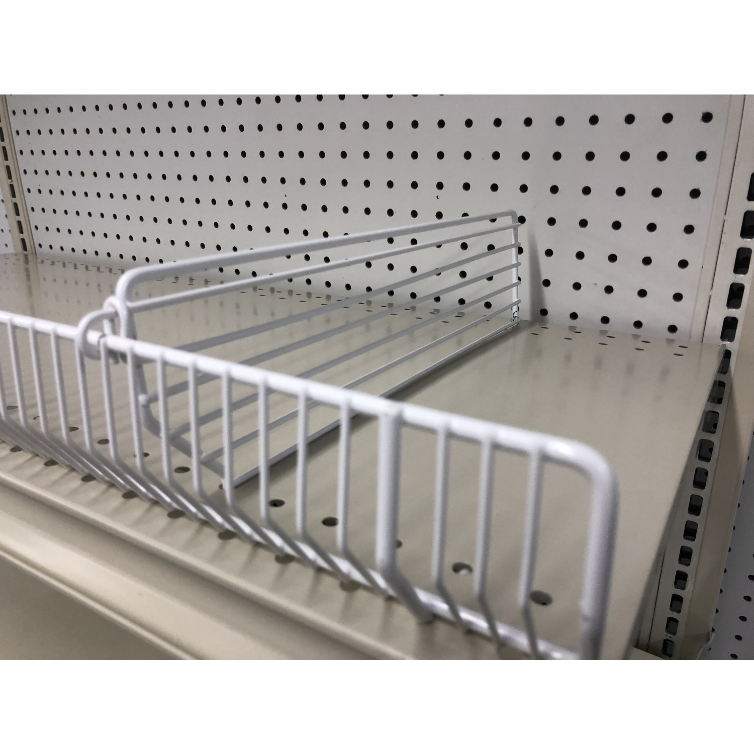 Trion T316.WHITE Powder Coat White Steel Wire Bin Divider 16 L x 3 H x 0.5 W in.